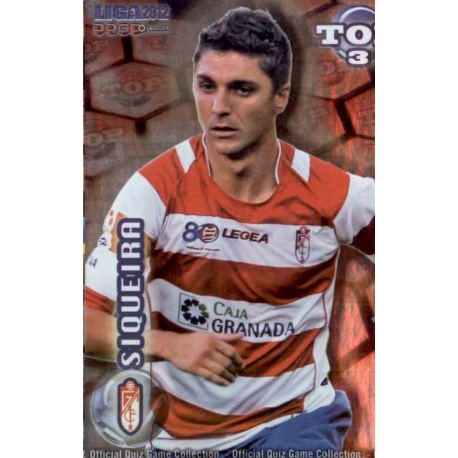 Siqueira Top Rojo Granada 585 Las Fichas de la Liga 2012 Official Quiz Game Collection