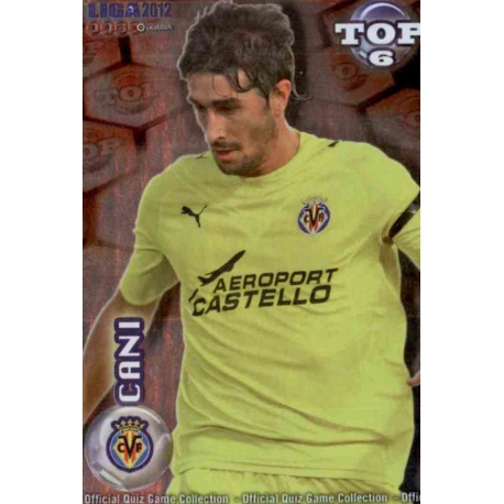Cani Top Rojo Villarreal 589 Las Fichas de la Liga 2012 Official Quiz Game Collection