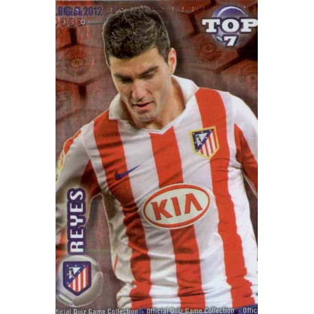 Reyes Top Rojo Atlético Madrid 599 Las Fichas de la Liga 2012 Official Quiz Game Collection