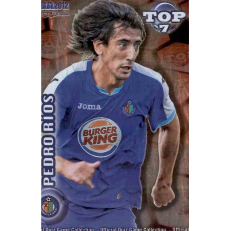 Pedro Rios Top Rojo Getafe 603 Las Fichas de la Liga 2012 Official Quiz Game Collection