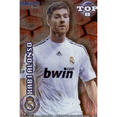 Xabi Alonso Top Rojo Real Madrid 605 Las Fichas de la Liga 2012 Official Quiz Game Collection