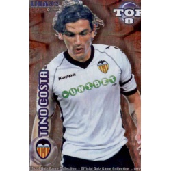 Tino Costa Top Rojo Valencia 606 Las Fichas de la Liga 2012 Official Quiz Game Collection