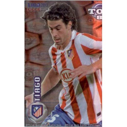 Tiago Top Rojo Atlético Madrid 609 Las Fichas de la Liga 2012 Official Quiz Game Collection