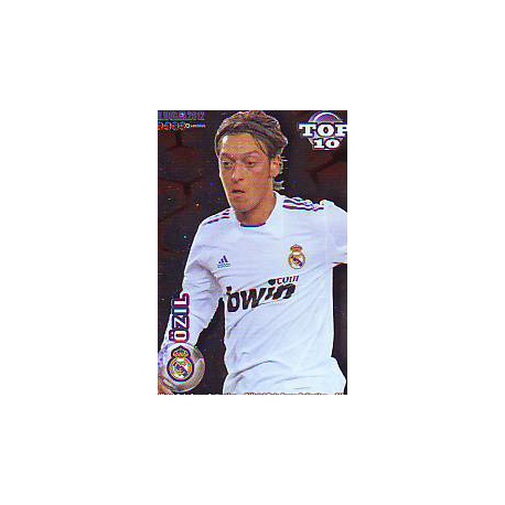 Özil Top Rojo Real Madrid 614 Las Fichas de la Liga 2012 Official Quiz Game Collection