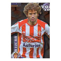 Rivera Top Rojo Sporting Gijón 618 Las Fichas de la Liga 2012 Official Quiz Game Collection