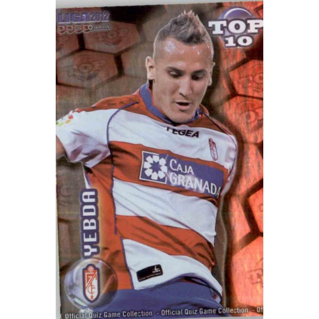 Yebda Top Rojo Granada 621 Las Fichas de la Liga 2012 Official Quiz Game Collection