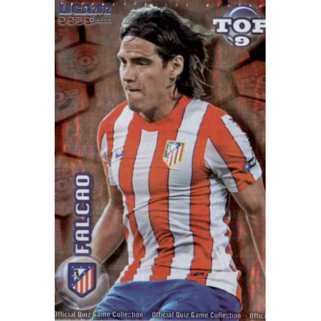 Falcao Top Rojo Atlético Madrid 626 Las Fichas de la Liga 2012 Official Quiz Game Collection