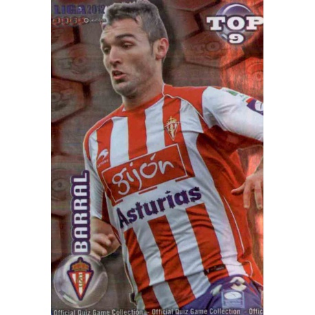 Barral Top Rojo Sporting Gijón 627 Las Fichas de la Liga 2012 Official Quiz Game Collection