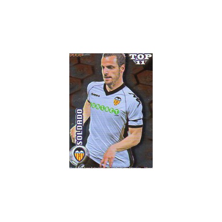 Soldado Top Rojo Valencia 631 Las Fichas de la Liga 2012 Official Quiz Game Collection