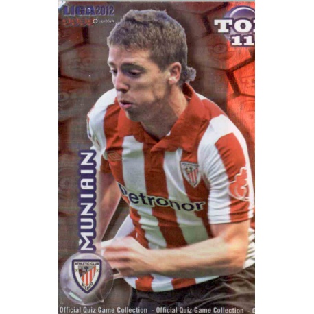 Muniain Top Red Athletic Club 634 Las Fichas de la Liga 2012 Official Quiz Game Collection