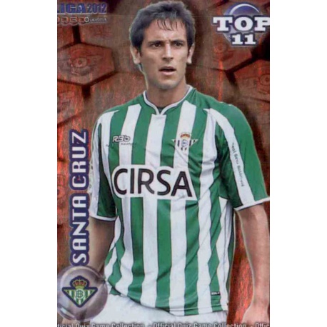 Santa Cruz Top Rojo Betis 637 Las Fichas de la Liga 2012 Official Quiz Game Collection