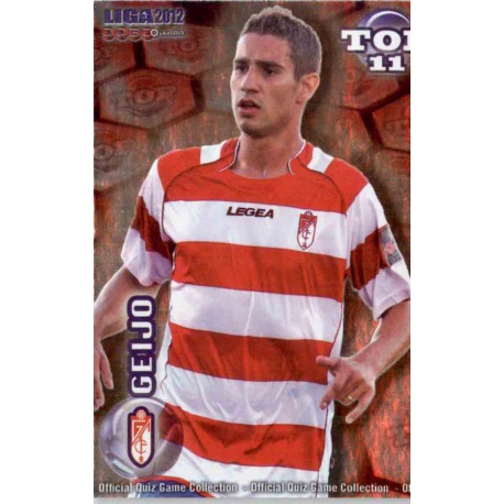 Geijó Top Rojo Granada 639 Las Fichas de la Liga 2012 Official Quiz Game Collection