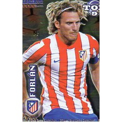 Forlan Top Rojo Baja Atlético Madrid Las Fichas de la Liga 2012 Official Quiz Game Collection