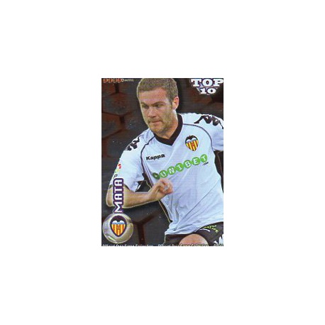 Mata Top Rojo Baja Valencia Las Fichas de la Liga 2012 Official Quiz Game Collection