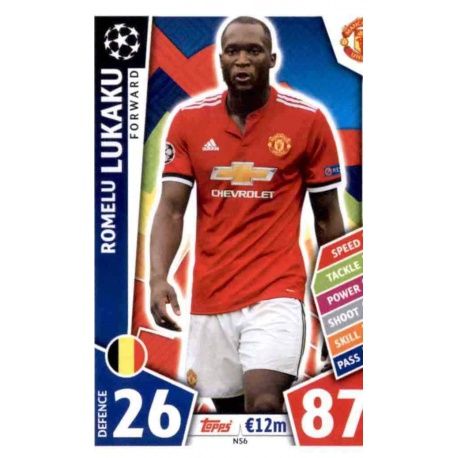 Romelu Lukaku New Signings NS6 Match Attax Champions 2017-18