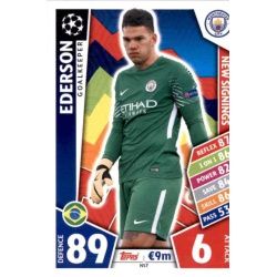 Ederson New Signings NS7 Match Attax Champions 2017-18