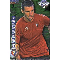 Marc Bertrán Top Verde Osasuna 556 Las Fichas de la Liga 2012 Official Quiz Game Collection