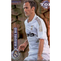 Ricardo Carvalho Top Verde Real Madrid 569 Las Fichas de la Liga 2012 Official Quiz Game Collection