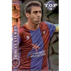 Ballesteros Top Verde Levante 572 Las Fichas de la Liga 2012 Official Quiz Game Collection