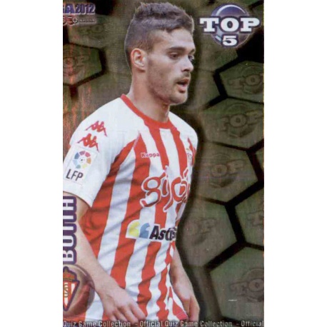 Botía Top Verde Sporting Gijón 576 Las Fichas de la Liga 2012 Official Quiz Game Collection