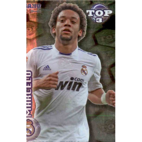Marcelo Top Verde Real Madrid 578 Las Fichas de la Liga 2012 Official Quiz Game Collection