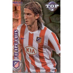 Filipe Luís Top Verde Atlético Madrid 581 Las Fichas de la Liga 2012 Official Quiz Game Collection