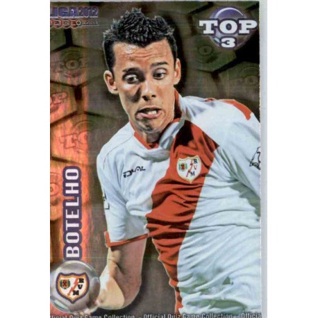 Botelho Top Verde Rayo Vallecano 584 Las Fichas de la Liga 2012 Official Quiz Game Collection