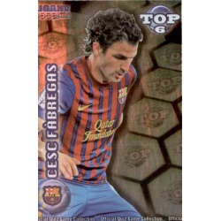 Cesc Fàbregas Top Verde Barcelona 586 Las Fichas de la Liga 2012 Official Quiz Game Collection