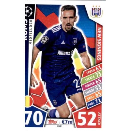 Sven Kums New Signings NS11 Match Attax Champions 2017-18