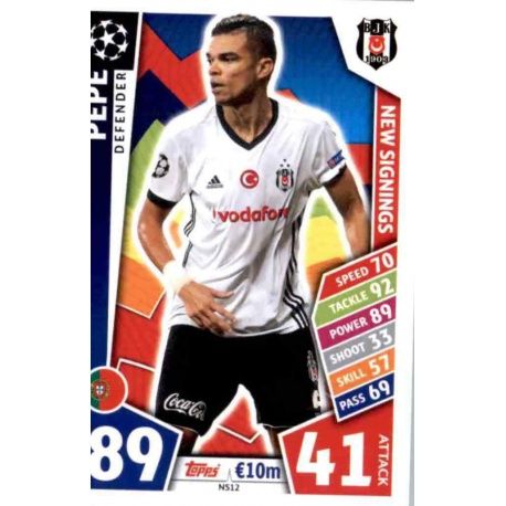 Pepe New Signings NS12 Match Attax Champions 2017-18