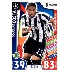 Douglas Costa New Signings NS13 Match Attax Champions 2017-18