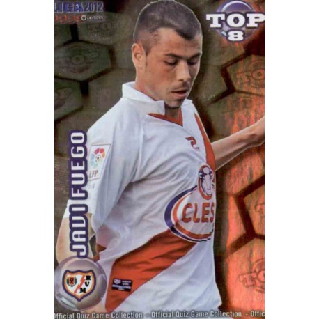 Javi Fuego Top Verde Rayo Vallecano 612 Las Fichas de la Liga 2012 Official Quiz Game Collection