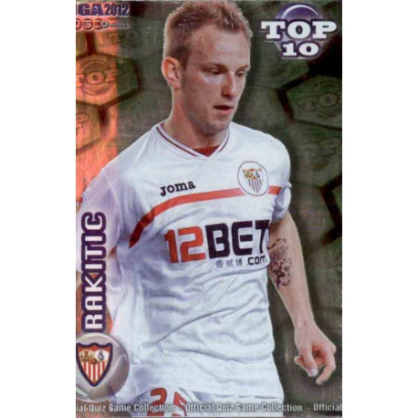 Rakitic Top Verde Sevilla 616 Las Fichas de la Liga 2012 Official Quiz Game Collection