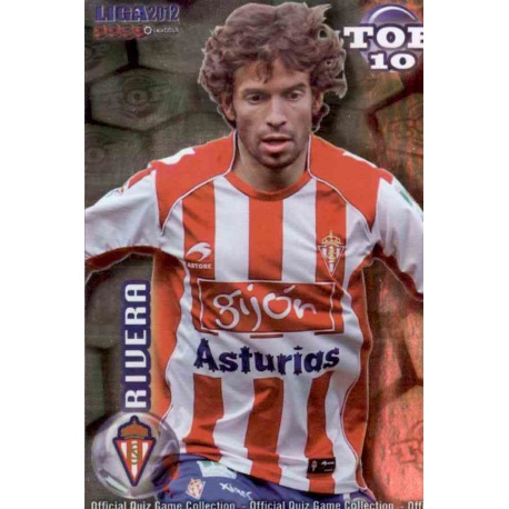 Rivera Top Verde Sporting Gijón 618 Las Fichas de la Liga 2012 Official Quiz Game Collection
