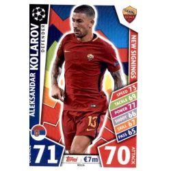 Aleksandar Kolarov New Signings NS14 Match Attax Champions 2017-18
