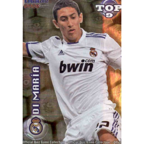 Di María Top Verde Real Madrid 623 Las Fichas de la Liga 2012 Official Quiz Game Collection