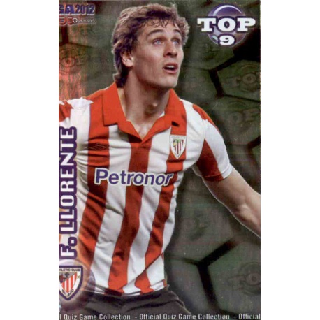Fernando Llorente Top Verde Athletic Club 624 Las Fichas de la Liga 2012 Official Quiz Game Collection