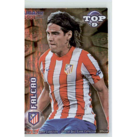 Falcao Top Verde Atlético Madrid 626 Las Fichas de la Liga 2012 Official Quiz Game Collection