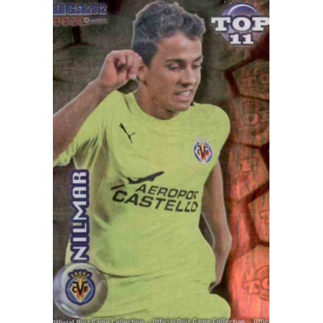Nilmar Top Verde Villarreal 632 Las Fichas de la Liga 2012 Official Quiz Game Collection