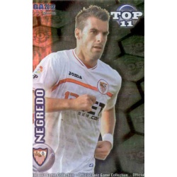 Negredo Top Verde Sevilla 633 Las Fichas de la Liga 2012 Official Quiz Game Collection