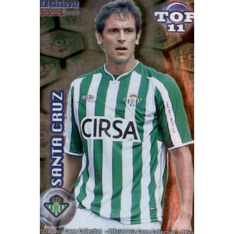 Santa Cruz Top Verde Betis 637 Las Fichas de la Liga 2012 Official Quiz Game Collection