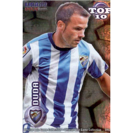 Duda Top Verde Error Málaga Las Fichas de la Liga 2012 Official Quiz Game Collection