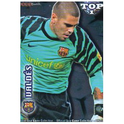 Víctor Valdés Top Azul Barcelona 541 Las Fichas de la Liga 2012 Official Quiz Game Collection
