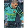 Víctor Valdés Top Azul Barcelona 541 Las Fichas de la Liga 2012 Official Quiz Game Collection