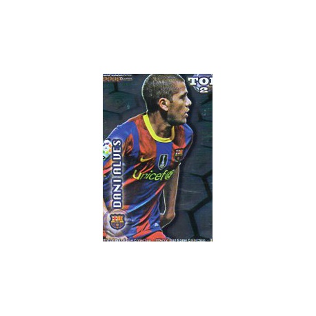 Dani Alves Top Azul Barcelona 550 Las Fichas de la Liga 2012 Official Quiz Game Collection