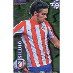 Sílvio Top Azul Atlético Madrid 554 Las Fichas de la Liga 2012 Official Quiz Game Collection