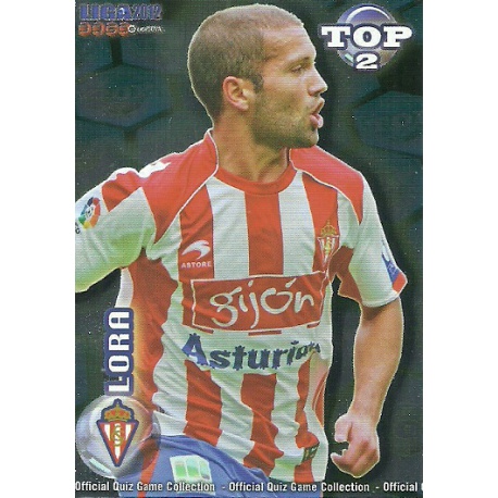 Lora Top Azul Sporting Gijón 555 Las Fichas de la Liga 2012 Official Quiz Game Collection