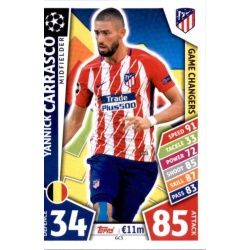 Yannick Carrasco Game Changers GC3 Match Attax Champions 2017-18