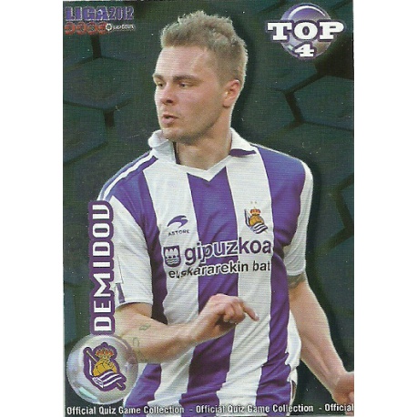 Demidov Top Azul Real Sociedad 562 Las Fichas de la Liga 2012 Official Quiz Game Collection