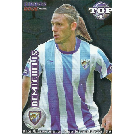 Demichelis Top Azul Málaga 563 Las Fichas de la Liga 2012 Official Quiz Game Collection